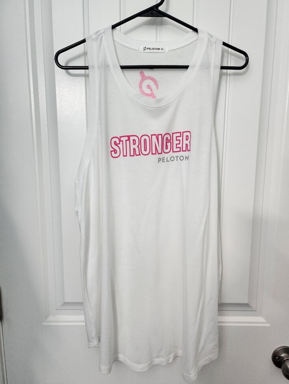 Peloton Women's "Stronger" Graphic Muscle Tank Top, Size XL